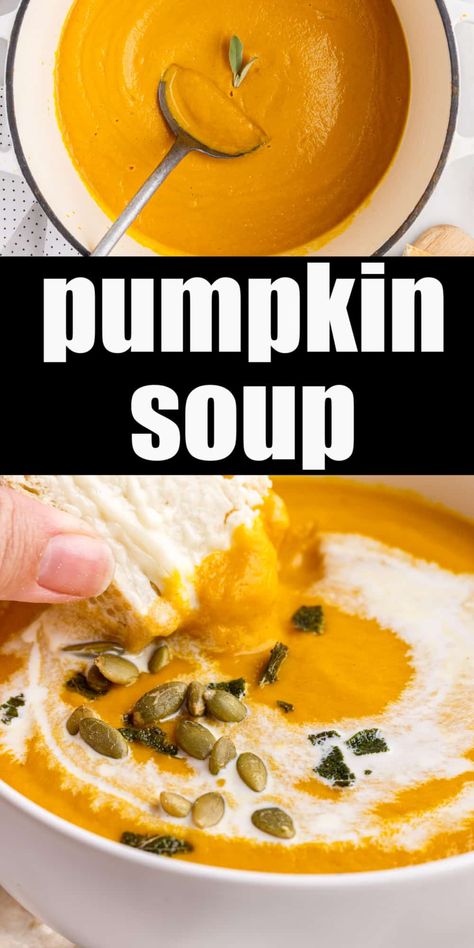 Aip Pumpkin Soup, Pumpkin Soup Recipe With Canned Pumpkin, Canned Pumpkin Soup Recipe Easy, Easy Pumpkin Soup With Canned Pumpkin, Pumpkin Soup Recipe Canned, Canned Pumpkin Recipes Dinner, Canned Pumpkin Recipes Easy Healthy, Sweet Pumpkin Soup Recipe, Canned Pumpkin Soup