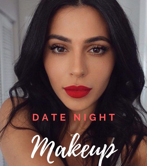 Date Eye Makeup, Make Up Date Night, Casual Date Night Makeup, Date Night Makeup Hazel Eyes, First Date Makeup Looks, Date Night Makeup Ideas, Date Night Hair And Makeup, Date Night Makeup Brown Eyes, Date Night Makeup Tutorial