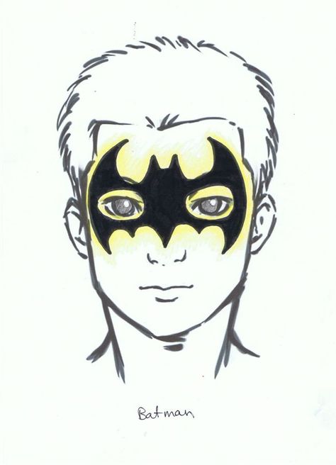 Batgirl Makeup, Batman Face Paint, Batman Makeup, Facepaint Halloween, Superhero Face Painting, Batman Face, Batman Painting, Batman Drawing, Face Stencils