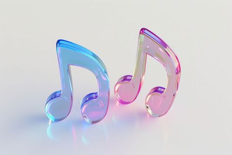 Simple music note icon electronics headphones jewelry. | premium image by rawpixel.com / Tanat Chittirungsan Icon Transparent Background, Note Icon, Icon Transparent, 3d Holographic, Music Headphones, Music Note, Music Icon, Lock Screen, 3d Illustration