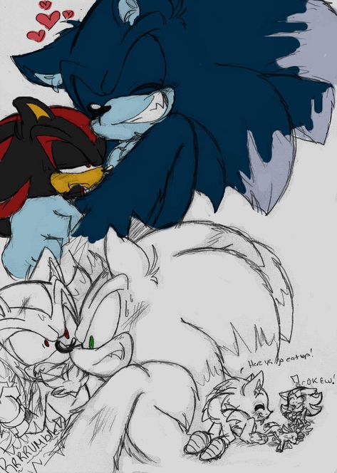 Shadow X Sonic the Werehog by Narcotize-Nagini Werehog Sonic X Shadow, Werewolf Sonic, Sonic X Shadow Fanart, Shadamy Comics, Shadow Sonic, Sonic Unleashed, Shadow 2, Sonic Characters, Sonic Fan Characters