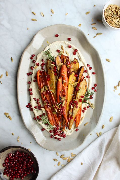 White Bean Puree, Bean Puree, Maple Roasted Carrots, Maple Glazed Carrots, Miso Glaze, Nutrition Science, Eat Pretty, Glazed Carrots, White Bean