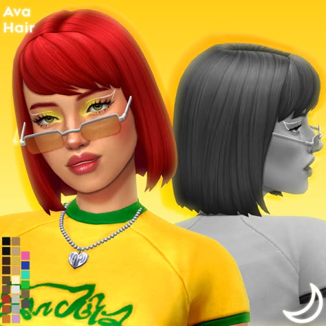 Imvikai Sims 4, Imvikai Sims 4 Cc, Sims 4 Short Hair Cc Female, Sims 4 Cc Short Hair Female Maxis Match, Sims 4 Short Hair Cc, Sims 4 Cas Mods, Cc Hair, Pelo Sims, Tumblr Sims 4