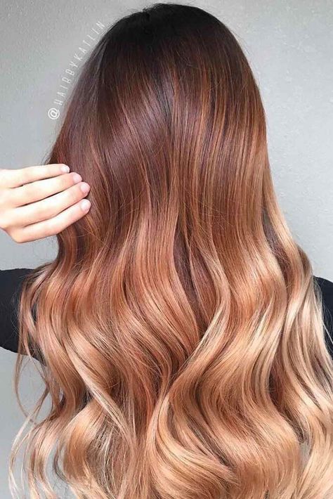 Best Hair Color For Hazel Eyes Fair Skin, Copper Sombre, Dark Copper Blonde Hair, Auburn Hair Blonde Highlights, Auburn Hair With Caramel Highlights, Auburn Ombre Hair, Auburn Hair Styles, Auburn Blonde Hair, Natural Auburn Hair