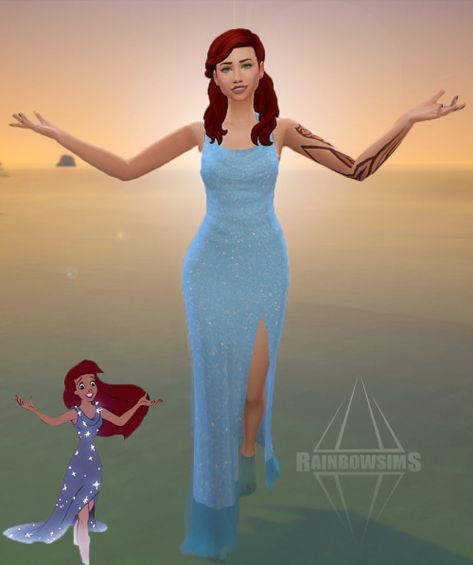 Sims 4 Disney Princess Cc Ariel, Sims 4 Cc Ariel Dress, Sims 4 Mermaid Dress, Ariel Sims 4 Cc, Sims 4 Cc Ariel, Sims 4 Ariel, Sims 4 Disney Princess Cc, Sims 4 Disney Cc, Mermaid Poses