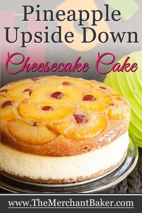 Pineapple Upside Down Cheesecake, Upside Down Cheesecake, Dessert Pineapple, Creamy Cheesecake Recipe, Easy Pineapple Cake, Biscotti Cheesecake, Cake Cheesecake, Cheesecake Mini, Dessert Aux Fruits