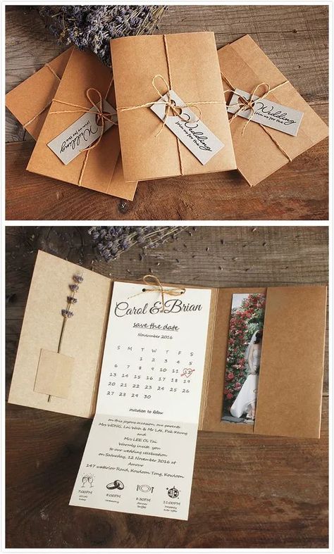 Rustic Wedding Invites, Kraft Invitation, Wedding Invitation Ideas, Boda Diy, Pocket Wedding Invitations, Handmade Wedding Invitations, Vintage Invitations, Classic Wedding Invitations, Invitation Ideas