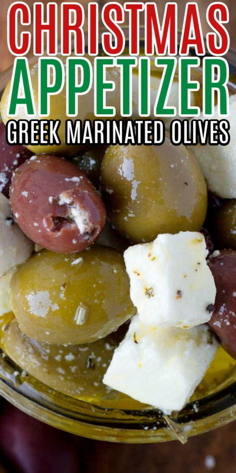 Olive Feta Appetizer, Olives And Feta Appetizer, Feta And Olives Recipe, Olives And Cheese Appetizer, Appetizer With Olives, Marinated Olives Appetizer, Marinated Cheese Appetizer By 12 Tomatoes, Marinated Green Olives, Olive And Cheese Appetizer