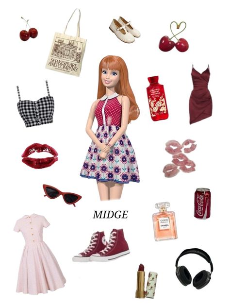 Midge Outfit Barbie, Barbie Moodboard, Outfit Barbie, Halloween Group, Character Inspired Outfits, Barbie Stuff, Inspired Outfits, Costume Halloween, Barbie Clothes