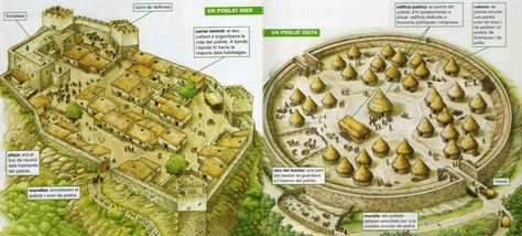 Celtic Village, Village Map, Rpg World, Dnd World Map, Pictorial Maps, Early Middle Ages, Ancient Buildings, D D Maps, Village Life