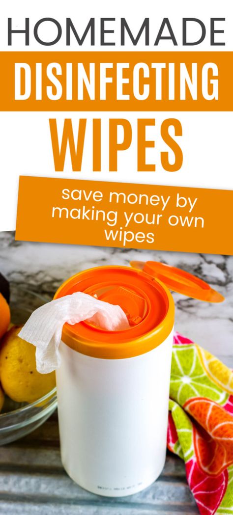 Homemade Disinfecting Wipes! Diy Disinfecting Wipes, Homemade Disinfecting Wipes, Homemade Cleaning Wipes, Wipes Diy, Lysol Wipes, Clorox Wipes, Antibacterial Wipes, Wipes Container, House Hacks