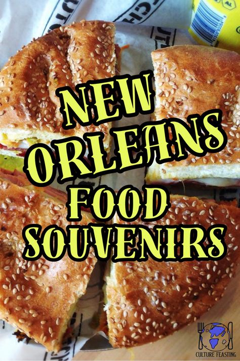 Learn about the best food souvenirs from new orleans for your next trip! #food #travel #vacation #neworleans #culturefeasting Food Sampling, Muffuletta Sandwich, Cajun Spice Mix, Louisiana Hot Sauce, Olive Salad, Olive Tapenade, Creole Seasoning, Food Travel, Spice Mixes