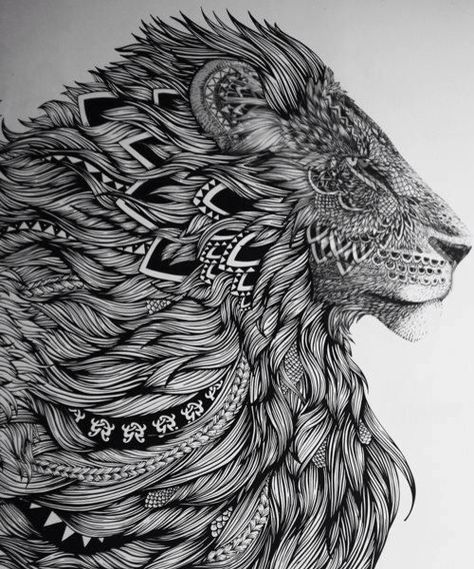 Aztec patterned lion majestic Aztec Tattoo Designs, Tatoo Inspiration, Kalamkari Painting, Aztec Tattoo, Tiger Tattoo, Lion Tattoo, Pen Art, How To Draw Hair, Flip Book