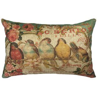 Lark Manor Procter Linen Lumbar Pillow | Wayfair Country Pillows, Initial Pillow, Bird Throw Pillow, Armchair Slipcover, Burlap Pillows, Burlap Fabric, Linen Throw Pillow, English Cottage, Cotton Throw Pillow