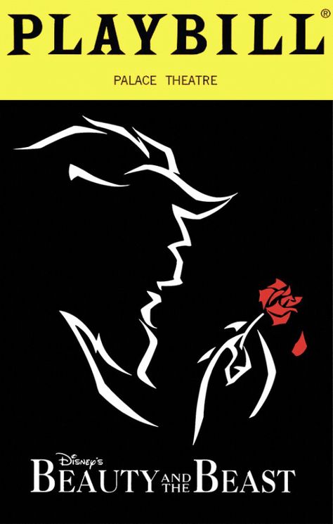 Musical Posters Broadway Playbill, Broadway Playbills Aesthetic, Playbill Template Free, Musical Theatre Playbill, Musical Playbills, Playbill Poster, Musical Theatre Aesthetic, Broadway Themed Room, Bueaty And The Beast