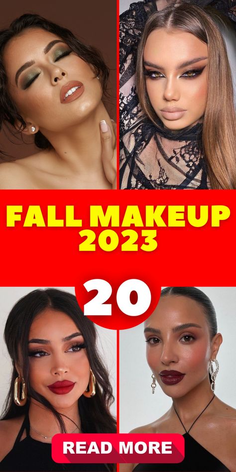 Nature-Inspired Beauty: Easy and Natural Fall Makeup Ideas for Green Eyes in 2023 Natural Fall Makeup, Makeup Ideas For Green Eyes, Fall Makeup Ideas, Dramatic Eyeshadow, Fall Lip Color, Fall Eyeshadow Looks, New Makeup Trends, Neutral Lip Color, Fall Eyeshadow