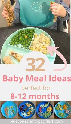 8 Month Old Baby Food, Baby Meal Ideas, Baby Meal Plan, Baby Food 8 Months, Led Weaning First Foods, Baby Led Weaning First Foods, Easy Baby Food, Weaning Foods, Organic Baby Formula