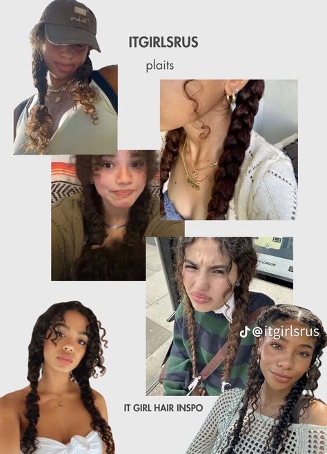 Hair Plaits, Plaits Hairstyles, Cute Curly Hairstyles, Hairdos For Curly Hair, Curly Hair Inspiration, Natural Hair Tips, Hair Routines, Plaits, Black Girls Hairstyles