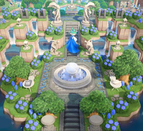 Bug Images, Animals Crossing, Animal Crossing Guide, Animal Crossing Wild World, New Animal Crossing, Entrance Design, Animal Crossing Game, Island Design, Blue Island