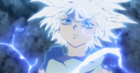 I animated Killua in Godspeed before fighting Youpi. : HunterXHunter Killua Godspeed, Killua Wallpaper, Hunter X Hunter, Anime Character, Anime, Hair, Blue, White