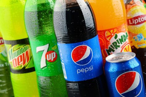 Bottles of assorted Pepsico soft drinks stock photography Drinks Photo, Corporation Logo, Pop Drink, Soft Drinks, Non Alcoholic, Image Photography, Editorial Photography, Camera Photo, Healthy Food