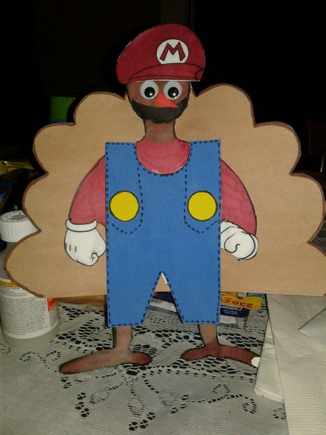 Mario Turkey Disguise, Turkey In Disguise, Thanksgiving Art Projects, Disguise A Turkey, Turkey Activity, Turkey Disguise Project, Turkey Project, Turkey Disguise, Samantha Smith