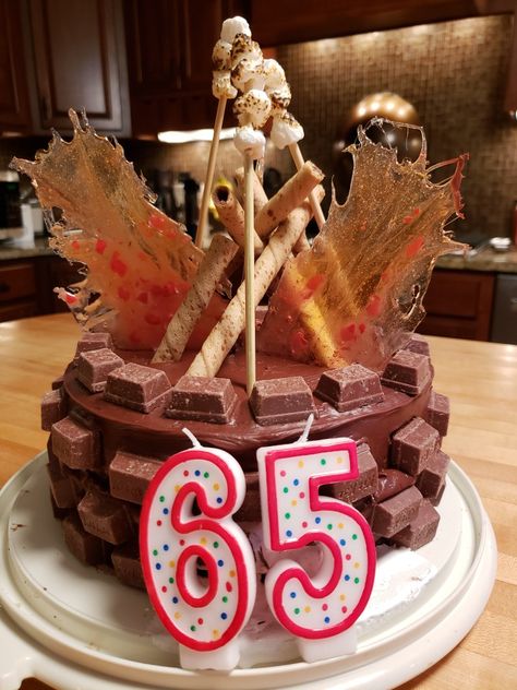 Bonfire Cake, Cake