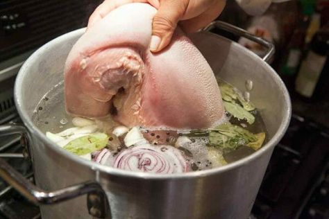 first slow cook beef tongue in water with aromatics for tacos de lengua Lengua Recipe, Beef Tongue Tacos, Tongue Tacos, Authentic Mexican Recipes, Beef Tongue, Beef Tacos, Mexican Tacos, How To Cook Beef, Mexican Cooking