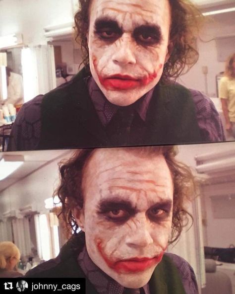 Heath Joker, Joker Heath Ledger, Joker Dark Knight, Joker Makeup, Der Joker, Joker Heath, Dark History, Joker Costume, The Dark Knight Trilogy