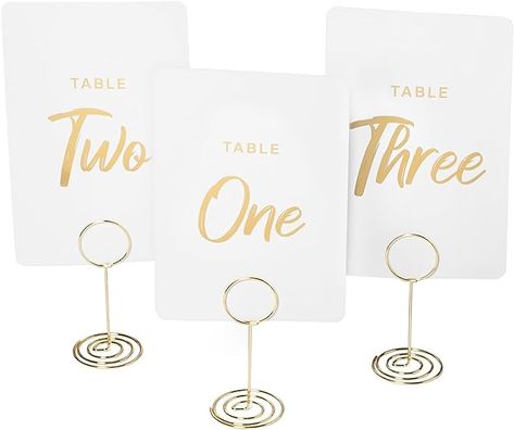 Great Price Seating Signs For Wedding, Gold Table Number Holders, Wedding Table Name Cards, Reserved Table Signs, Signs For Wedding, Table Number Stands, Gold Table Numbers, Table Number Holders, Seating Sign