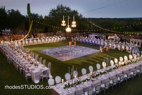 Beautiful Bella Collina wedding with chairs, chargers and other rentals by A Chair Affair, Orlando. Wedding Reception Setup, Wedding Reception Seating, Reception Seating, Have Inspiration, Outdoor Wedding Reception, Outdoor Reception, Tables And Chairs, Outside Wedding, Wedding Seating