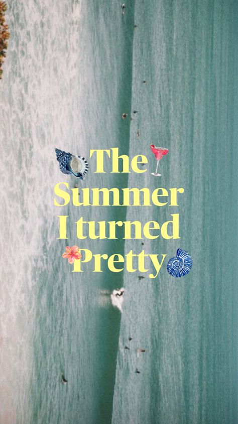 The Summer Turned Pretty, Summer Turned Pretty, Summer I Turned Pretty Wallpaper, Girl Wallpapers For Phone, Beach Wall Collage, Anna Disney, Summer Movie, The Summer I Turned Pretty, Summer Romance