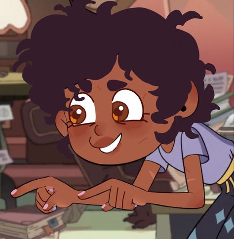 Luz Noceda Curly Hair, Luz Noceda Redesign, Willow Redesign, Luz Redesign, Owl House Redesign, Toh Headcanons, Toh Redesigns, House Redesign, Afro Latina