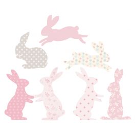 Rabbit Fabric, Bunny Room, Nursery Stickers, Beautiful Rabbit, Diy Wall Stickers, Bunny Quilt, Kids Deco, Whiskey Lover Gifts, Rabbit Decor