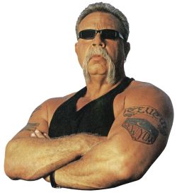 Hot...Hot...hot Paul Teutul Sr, Occ Choppers, American Chopper, Biker Tattoos, Mustache Styles, Orange County Choppers, Harley Davidson Chopper, Motorcycle Manufacturers, Chopper Motorcycle