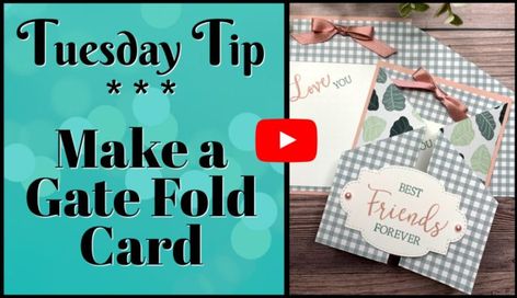 Birthday Gift Card Holder, Moon Stamp, Tuesday Tips, Dsp Cards, Fancy Fold Card Tutorials, Gatefold Cards, Craft Stamps, Fun Cards, Birthday Gift Cards