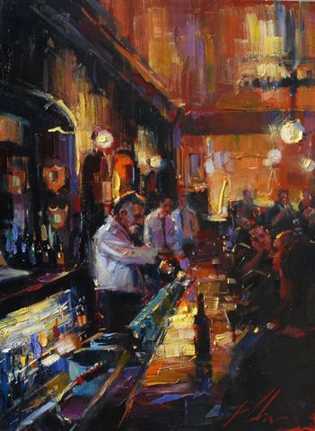 Expressionist Painting, Bar Art, Golden Light, Ap Art, Ethereal Art, Environment Concept Art, Featured Art, Light Painting, Featured Artist