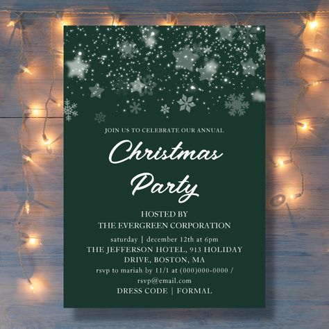 Corporate Christmas Party Invitations, Christmas Party Host, Corporate Christmas Parties, Christmas Party Invitation Template, Holiday Party Invitation, Christmas Holiday Party, Holiday Party Invitations, Office Christmas, Christmas Party Invitations