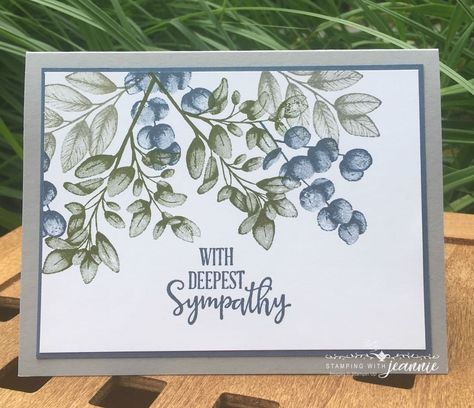 Stampin Up Sympathy Cards, Sympathy Cards Handmade, Deepest Sympathy, Hand Made Greeting Cards, Leaf Cards, Sympathy Card, Stamping Up Cards, Get Well Cards, Card Sketches