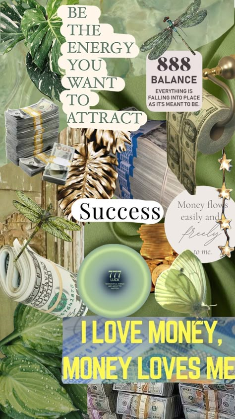 Thousands Of Dollars, Money Visual Board, Green Vision Board Wallpaper, Dream Life Aesthetic Wallpaper, Australian Money Aesthetic, Lucky Wallpaper For Money And Success, Money Aesthetic Collage, Money Lockscreen, Wallpaper Dream Life