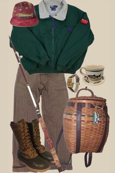 Fisherman Outfit Aesthetic, Italian Grandpa Aesthetic, Grandpa Aesthetic Outfit, Grandpa Outfit Men, Eclectic Grandpa Fashion, Eclectic Grandpa, Old Man Outfit, Grandpa Aesthetic, Fisherman Outfit