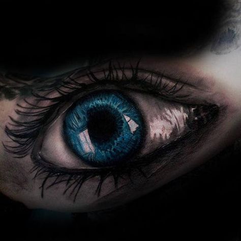 50 Realistic Eye Tattoo Designs For Men - Visionary Ink Ideas Geometric Eye Tattoo, Eye Tattoo On Arm, Eye Tattoo Design, Eye Tattoo Meaning, Teardrop Tattoo, Protection From Evil Spirits, Realistic Eye Tattoo, Tiger Eyes Tattoo, All Seeing Eye Tattoo