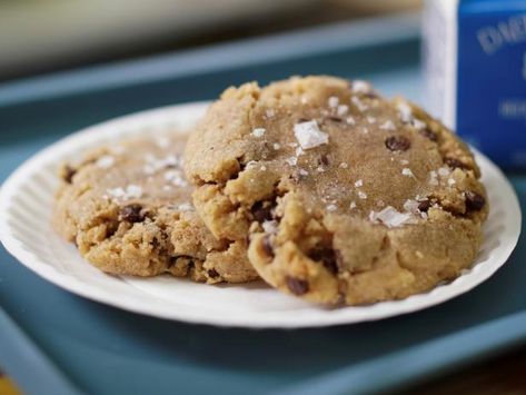 Gooey Cafeteria Chocolate Chip Cookies Recipe | Jeff Mauro | Food Network Cafeteria Chocolate Chip Cookies, Jeff Mauro, The Kitchen Food Network, Geoffrey Zakarian, Sunny Anderson, Gooey Chocolate Chip Cookies, Food Net, Chocolate Chip Cookies Recipe, Chocolate Chip Cookie Recipe