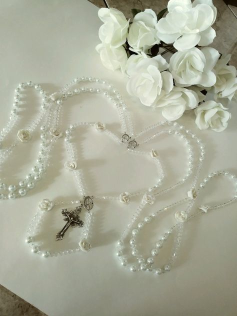 Wedding Lazo, Pearl Rosary, Rosary, Quick Saves