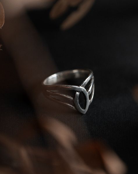 "The world is indeed full of peril, and in it there are many dark places; but still there is much that is fair, and though in all lands love is now mingled with grief, it grows perhaps the greater." - Galadriel - J.R.R. Tolkien I designed this simple elvish ring on the basis of Peter Jacksons portay of the High Elves in his depiction of the Lord of the Rings movies, which is in turn, very much inspired by the Art Nouveau aesthetic. The slight minimalistic design still speaks so much to my o... High Elf, Dark Places, Fine Silver, Minimalist Design, Art Nouveau, Turn Ons, Silver, Design