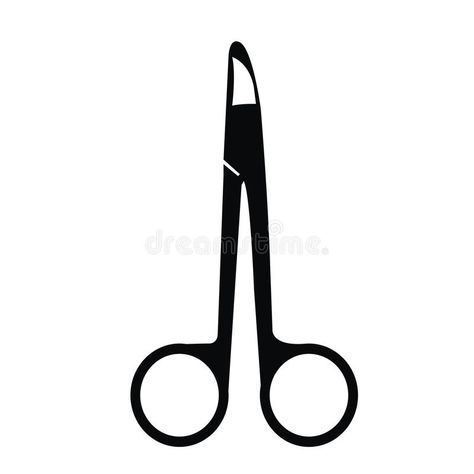 Surgery scissors silhouette stock illustration Care Hospital, Medical Care, Modern Office, Surgery, Art Ideas, Stock Illustration, Vector Illustration, Design Inspiration, Medical