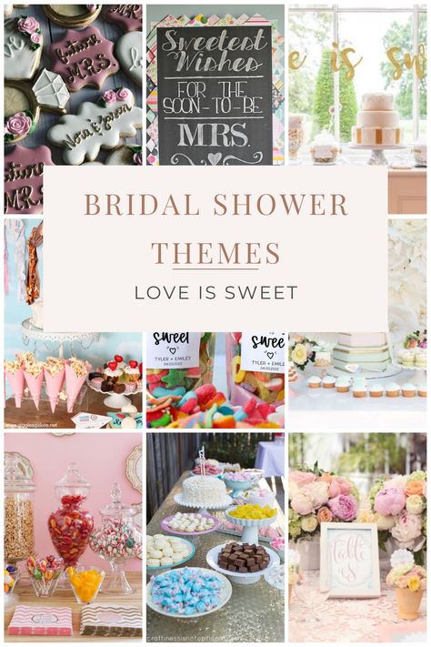 Love Is Sweet Shower Theme, Love Is Sweet Bridal Shower Theme Decorations, Love Is Sweet Bridal Shower Theme, Sweet Bridal Shower Theme, Bridal Shower Themes Ideas, Happy Mother Day, Bridal Shower Inspo, Bridal Shower Banner, Bridal Theme