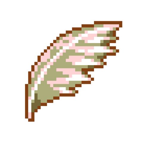 Feather Feather Pixel Art, Thorny Rose, Pixel Art Food, Feather Icon, Pixel Art Games, Rpg Maker, Pixel Art Design, Pirate Theme, Perler Bead Art