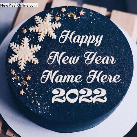 Make your New Year 2022 yummy and sweet by writing name on happy new year cake images. Best ever designs of new year's cake available here. You will love it. Cake Designs New Year, Newyear Cake Design, Happy New Year 2024 Cake Design, Happy New Year Cake Ideas 2023, Happy New Year Cake Design 2023, Happy New Year 2024 Cake, Cake Designs For New Year, New Years Cake Ideas 2023, New Year Cake Design 2024