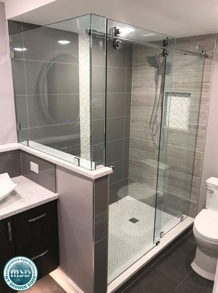 Unique Shower Doors, Frameless Bathtub Doors, Bypass Sliding Shower Doors, Coastal Shower Doors, Sliding Shower Doors, Framed Shower Door, Glass Shower Doors Frameless, Pony Wall, Full Bathroom Remodel